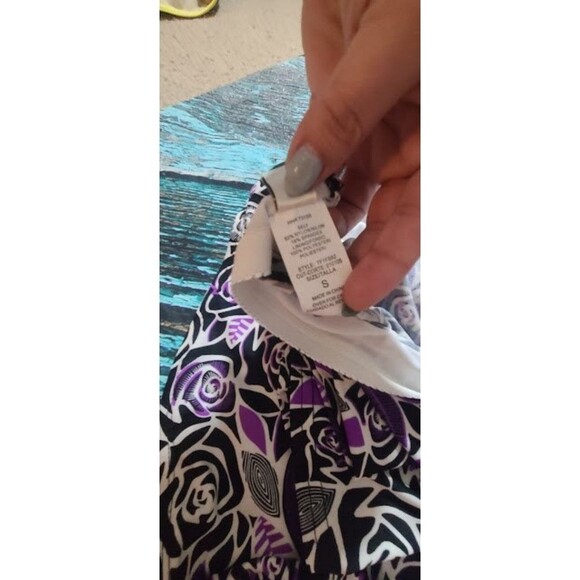 24th & Ocean Small Tankini top and bottoms Swim Bathing Suit Set - Picture 2 of 2